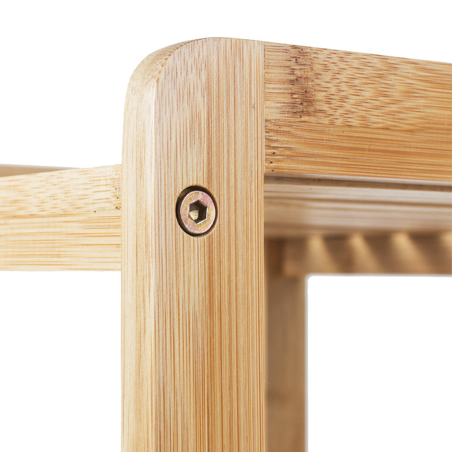 Bamboo Square Shelf 3-Tier
