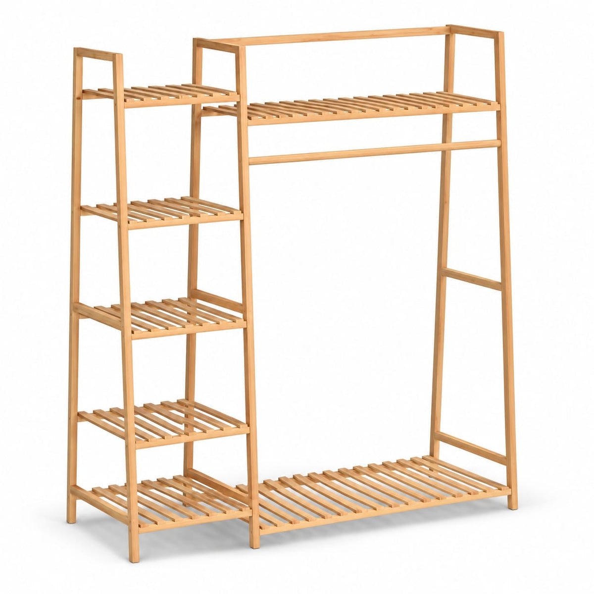 Bamboo Multi-Use Cloth Stand