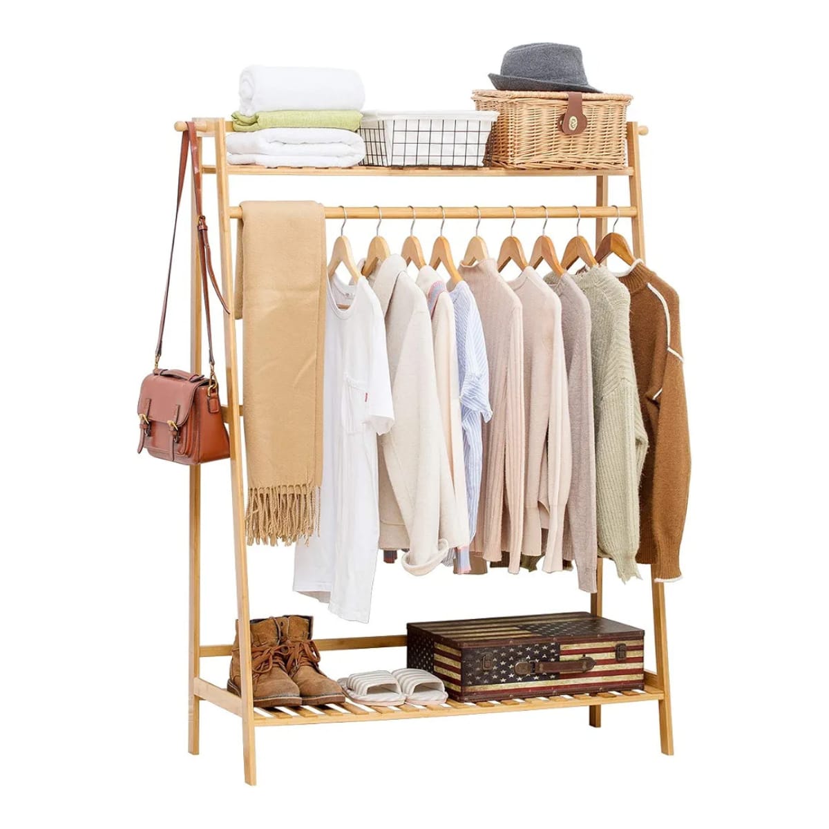 Bamboo Cloth Rack