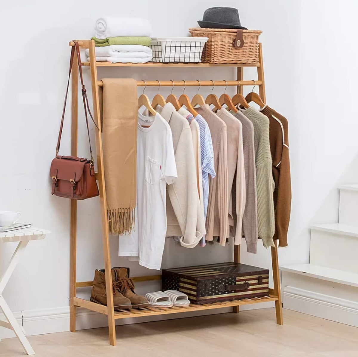 Bamboo Cloth Rack