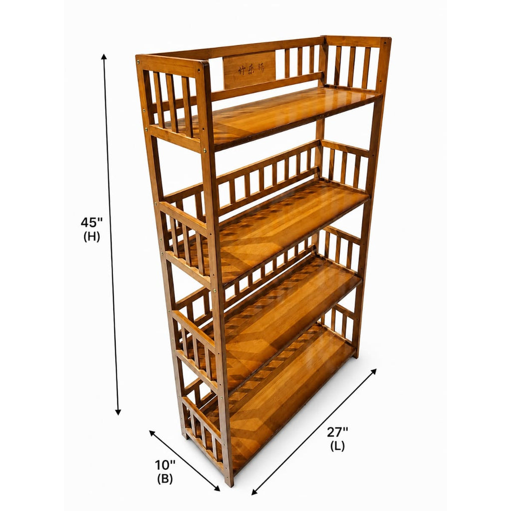Bamboo Shelf 4-Tier