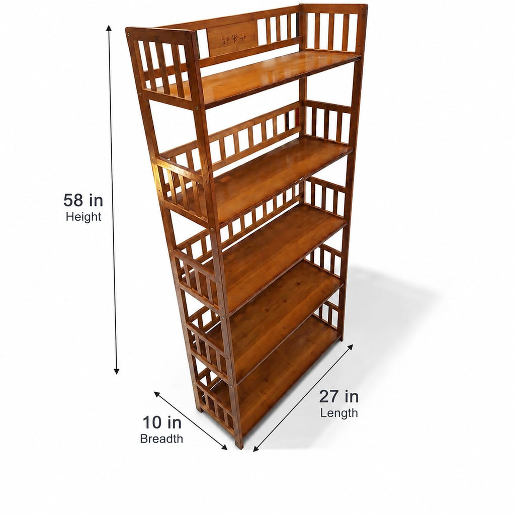 Bamboo Shelf 5-Tier